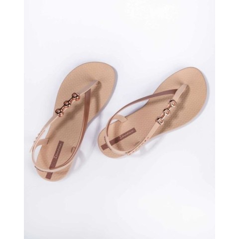 Ipanema Sandal Rio sandały japonki damskie modne wygodne beżowe