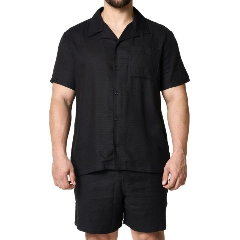Koszula plażowa BOSS Vida_Shirt NERO (50540154-001)