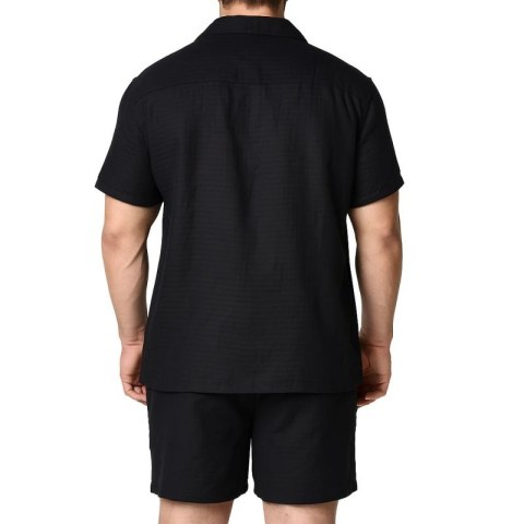 Koszula plażowa BOSS Vida_Shirt NERO (50540154-001)