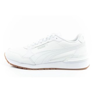 Puma ST Runner v4 buty sportowe sneakersy męskie białe skóra modne