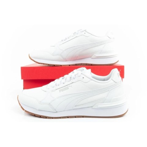 Puma ST Runner v4 buty sportowe sneakersy męskie białe skóra modne