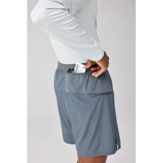 Spodenki do biegania męskie Journey 7″ 2-in-1 Short szare