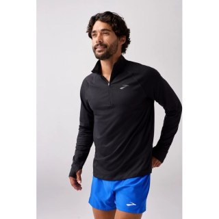 Bluza do biegania męska Dash 1/4 Zip 3.0 czarna Bluza do biegania męska Dash 1/4 Zip 3.0 czarna