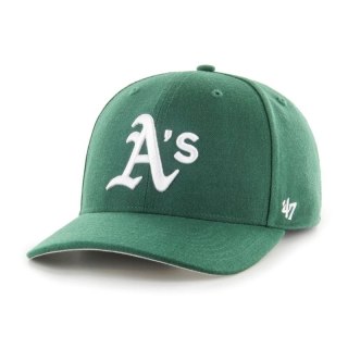 Czapka z daszkiem Brand `47 Oakland Athletics Dark Green Cold Zone B-CLZOE18WBP-DGB