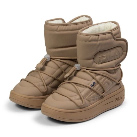 Fila Superbubble Boot buty zimowe botki beżowe damskie sportowe ocieplane