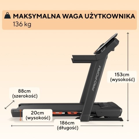 PROFORM BIEŻNIA ELEKTRYCZNA CARBON TLX
