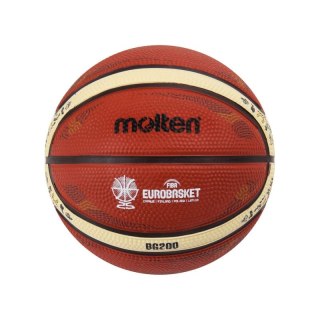 Piłka do koszykówki Molten EUROBASKET 2025 replika mini B1G200-E5Z