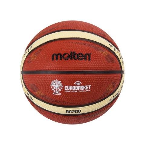 Piłka do koszykówki Molten EUROBASKET 2025 replika mini B1G200-E5Z