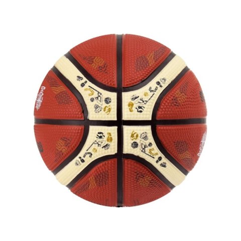 Piłka do koszykówki Molten EUROBASKET 2025 replika mini B1G200-E5Z