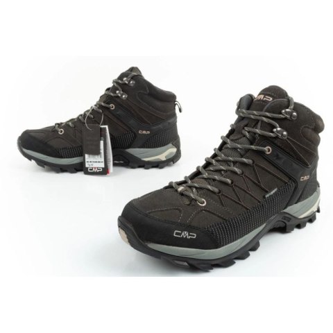 CMP Rigel buty męskie trekkingowe trwałe wodoodporne czarne