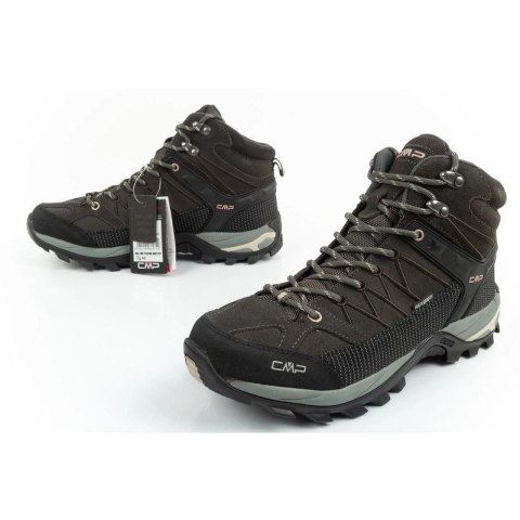 CMP Rigel buty męskie trekkingowe trwałe wodoodporne czarne