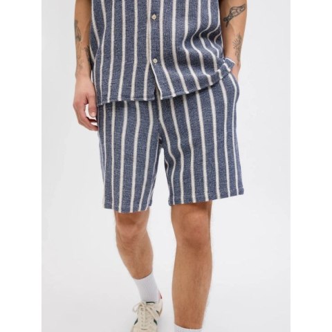 Jack&Jones krótkie joggery JPSTJAIDEN COBA STRIPE JOG SHORTS REG SN 12274413 OCEAN CAVERN