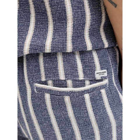 Jack&Jones krótkie joggery JPSTJAIDEN COBA STRIPE JOG SHORTS REG SN 12274413 OCEAN CAVERN