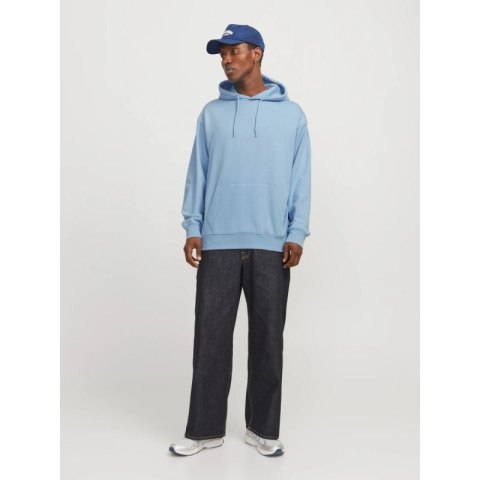 Jack&Jones męska bluza z kapturem JJESTAR BASIC SWEAT HOOD NOOS 12257852 CHAMBRAY BLUE