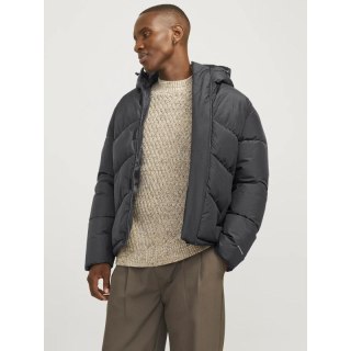 Jack&Jones męska puchowa kurtka zimowa JJWORLD PUFFER JACKET 12259850 ASPHALT
