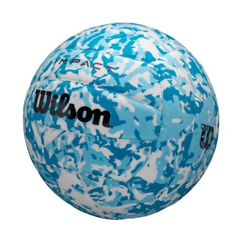 Piłka siatkowa Wilson Impact Gen Green VB niebiesko-biała WV2000801XBOF