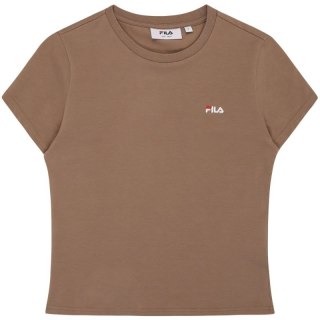 Koszulka damska Fila Trivero beżowa FAW1205 70008