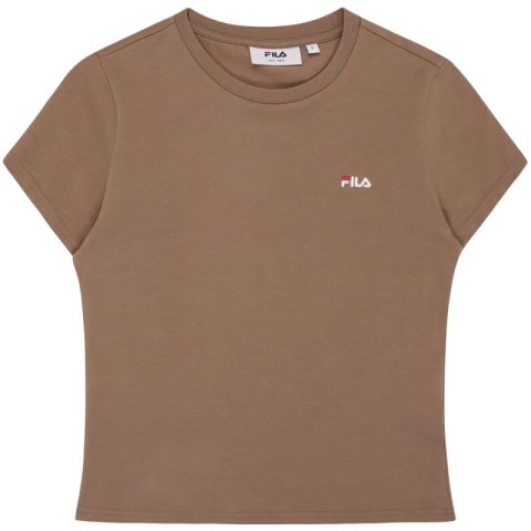 Koszulka damska Fila Trivero beżowa FAW1205 70008