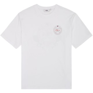Koszulka męska Fila Parella biała FAM1108 10001