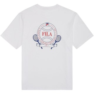 Koszulka męska Fila Parella biała FAM1108 10001