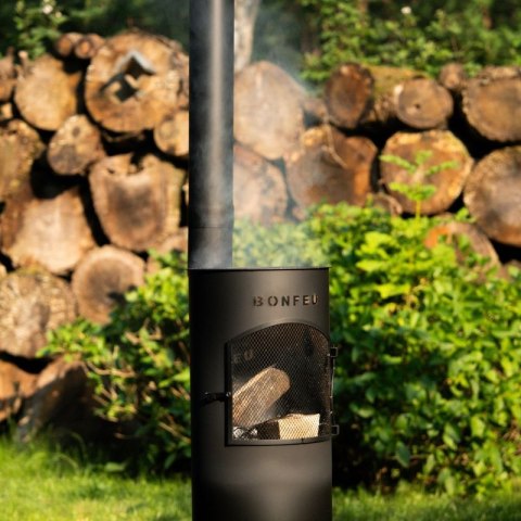 BONFEU KOMINEK OGRODOWY BONGIANO LP CZARNY