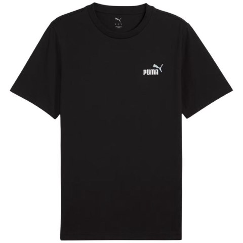 Koszulka męska Puma Ess 2 Color Small No. 1 Logo Tee czarna 684717 01