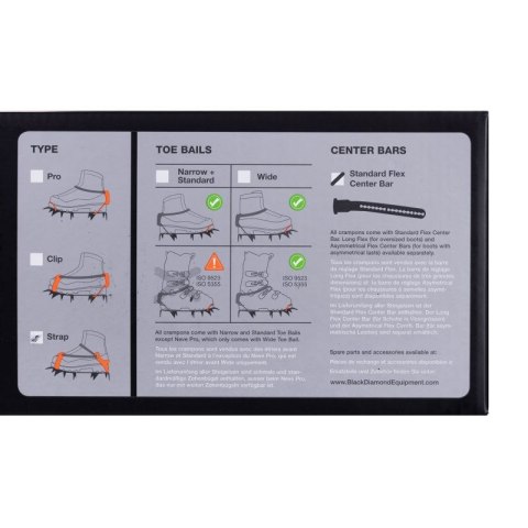 Raki koszykowe Black Diamond Contact - Strap