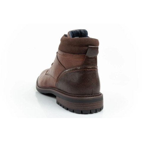 Wrangler George buty męskie sztyblety trzewiki eleganckie modne brązowe