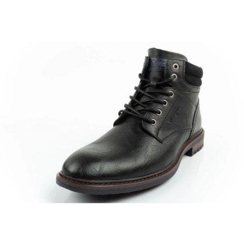 Wrangler George buty męskie sztyblety trzewiki eleganckie modne czarne