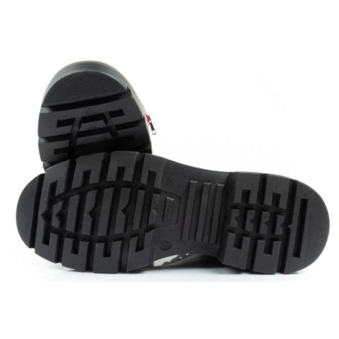 Wrangler Nevada buty męskie sztyblety trzewiki eleganckie modne sznurowane czarne