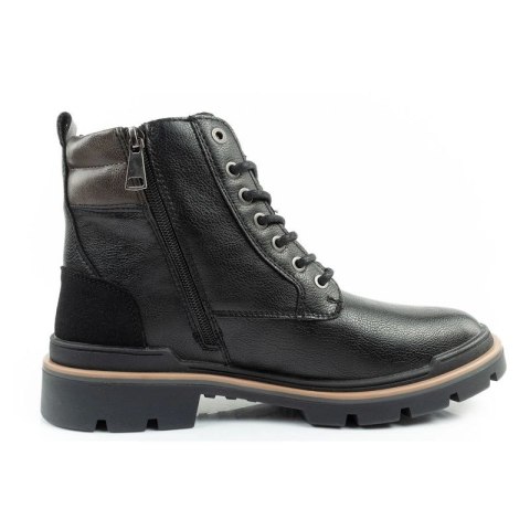 Wrangler Nevada buty męskie sztyblety trzewiki eleganckie modne sznurowane czarne