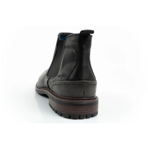 Wrangler Randy buty męskie sztyblety botki eleganckie modne wsuwane czarne
