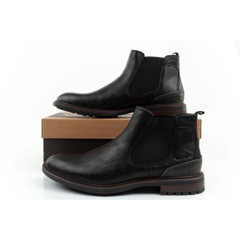Wrangler Randy buty męskie sztyblety botki eleganckie modne wsuwane czarne