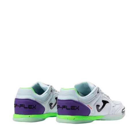 Buty piłkarskie Joma Top Flex 2505 Indoor biało-fioletowe TOPW2505IN