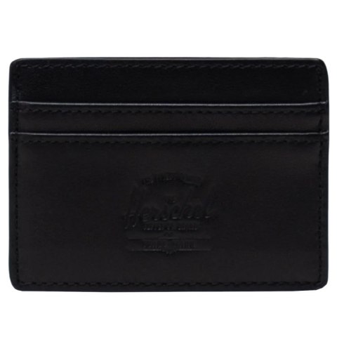 Herschel Charlie Leather RFID Wallet 11146-00001 Czarne One size