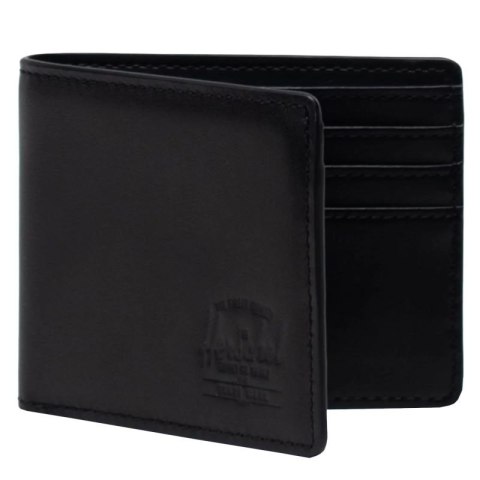 Herschel Hank Leather RFID Wallet 11151-00001 Czarne One size