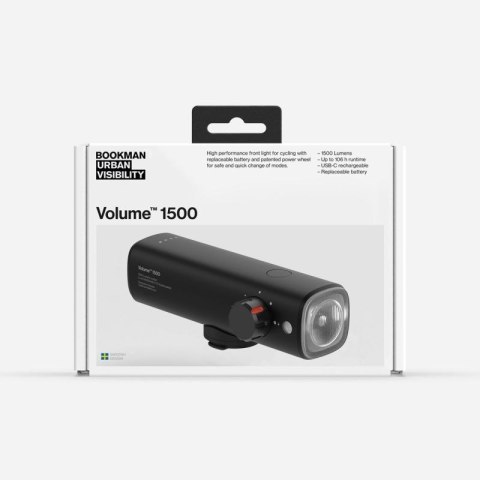 Lampka rowerowa BOOKMAN Volume Front 1500 - TU