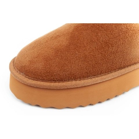 Wrangler Elsa buty zimowe botki za kostkę ocieplane wygodne modne brązowe