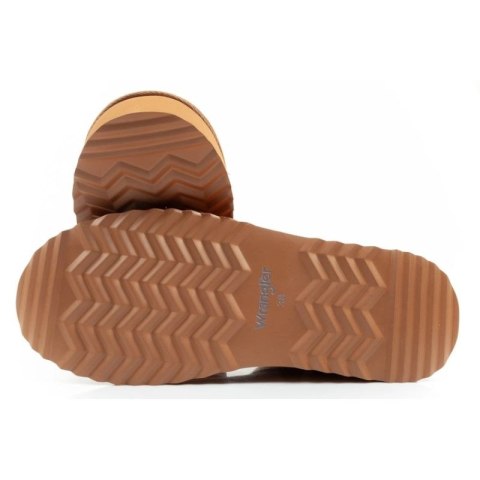 Wrangler Elsa buty zimowe botki za kostkę ocieplane wygodne modne brązowe