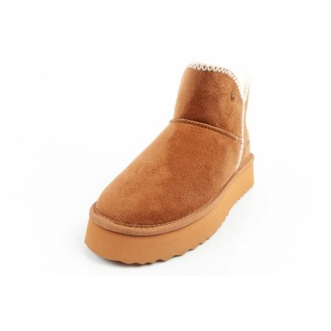 Wrangler Elsa buty zimowe botki za kostkę ocieplane wygodne modne brązowe