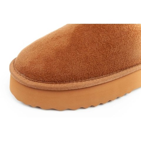 Wrangler Elsa buty zimowe botki za kostkę ocieplane wygodne modne brązowe