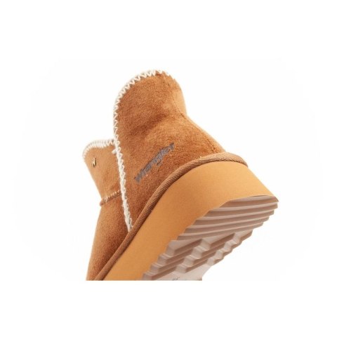 Wrangler Elsa buty zimowe botki za kostkę ocieplane wygodne modne brązowe