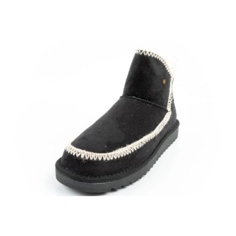 Wrangler Elsa buty zimowe botki za kostkę ocieplane wygodne modne czarne