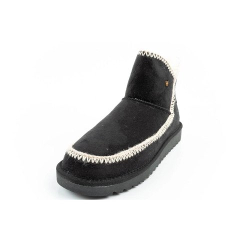 Wrangler Elsa buty zimowe botki za kostkę ocieplane wygodne modne czarne