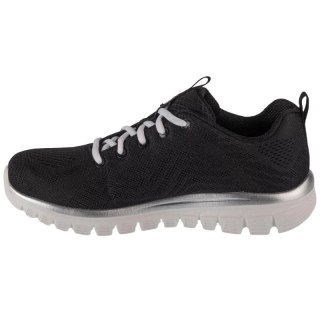 Skechers Graceful - Get Connected 12615-BKW Czarne 36