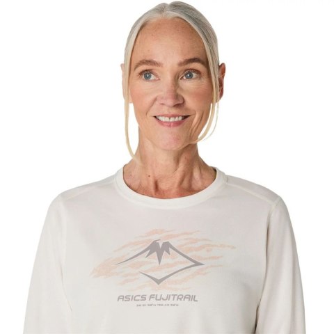 ASICS Fujitrail Logo LS Top 2012D315-100 Białe M