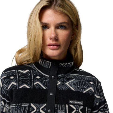 Columbia Benton Spring Printed 1/2 Snap 2085611012 Czarne L