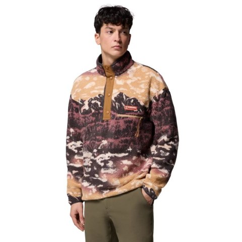 Columbia Helvetia II Printed Half Snap Fleece 2098461225 Brązowe L