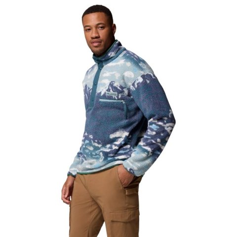 Columbia Helvetia II Printed Half Snap Fleece 2098461461 Niebieskie L