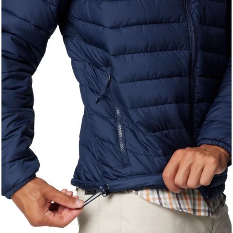 Columbia Powder Lite II Hooded Jacket 2086944464 Granatowe L